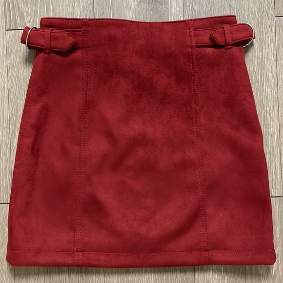 Forever 21 Mini Skirt Red Size Small - Picture 3 of 5